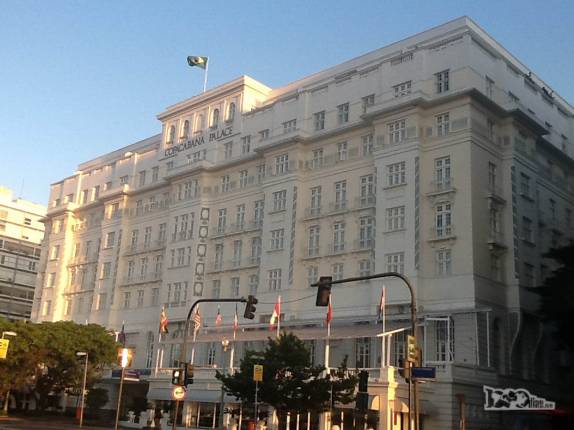 Copacabana Palace, o mais famoso hotel do Brasil, em Copacabana, no Rio de Janeiro